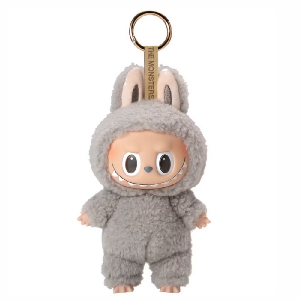 Pop Mart The Monsters Exciting Macaron Sesame Bean Labubu Blind Box Keychain